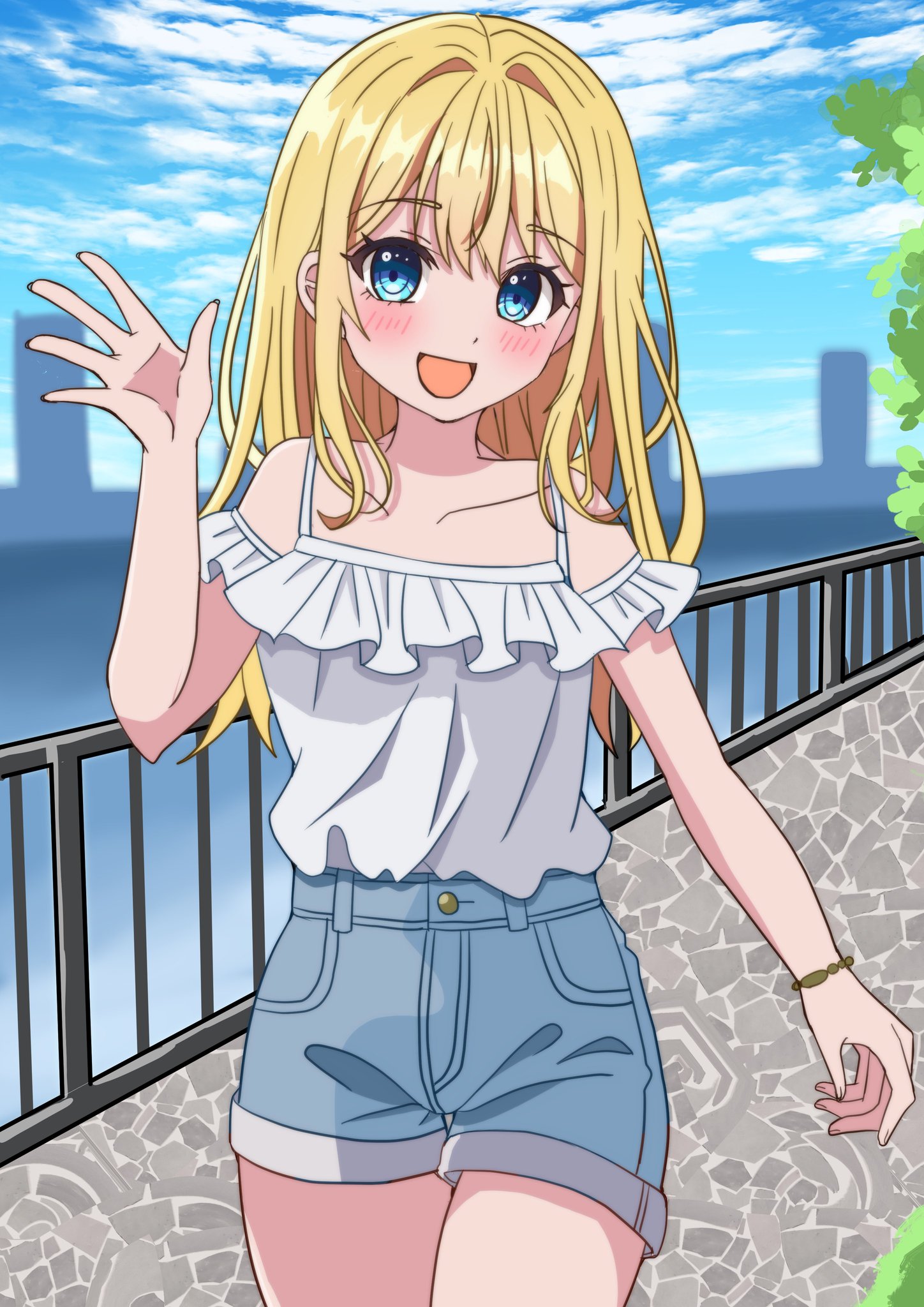 なつき　手描きイラスト　リクエスト ゆゅ on X: 