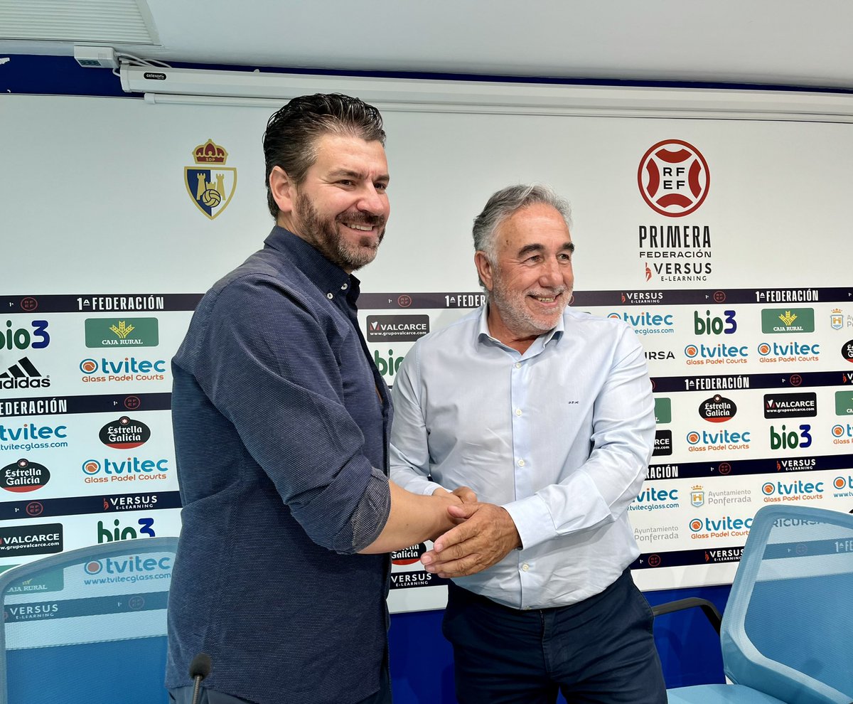 SD Ponferradina SAD (@sdp_1922) on Twitter photo Comienza la presentación de Fernando Estévez como nuevo entrenador de la Deportiva. ¡Bienvenido, <a href="/Estevez_Fer/">Fernando Estévez</a>!
#Adelanteyarriba
#SomosDeportiva Comienza la presentación de Fernando Estévez como nuevo entrenador de la Deportiva. ¡Bienvenido, <a href="/Estevez_Fer/">Fernando Estévez</a>!
#Adelanteyarriba
#SomosDeportiva