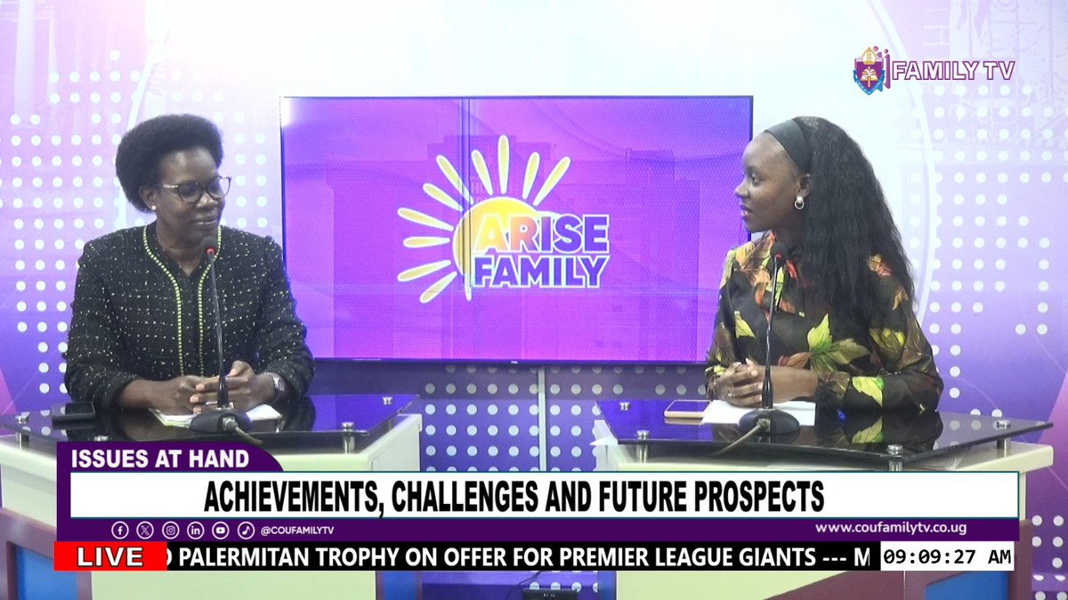 Today I got an opportunity to host the Deputy IGG as we discussed her now almost 4  years in the fight against corruption in Uganda her experiences, achievements  and challenges of the IGG. Very interesting and insightful discussion. 
#Arisefamily
<a href="/coufamilytv/">COU Family TV</a> 
<a href="/DrOkiria/">Dr Patricia Achan Okiria</a>