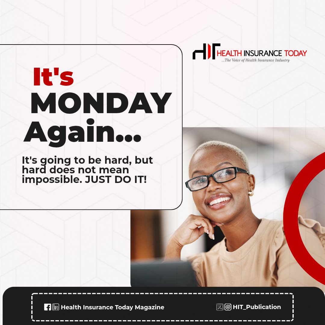 HIT_Publication's tweet image. New week. New energy. New possibilities! 

This is your reminder to silence doubt and take that bold step. JUST DO IT! 💪

You've got what it takes, go get it! 🚀

#HappyNewWeek #MondayMotivation #HealthInsuranceToday

Chelsea
Buhari
Palmer
#CHEPSG
May Allah