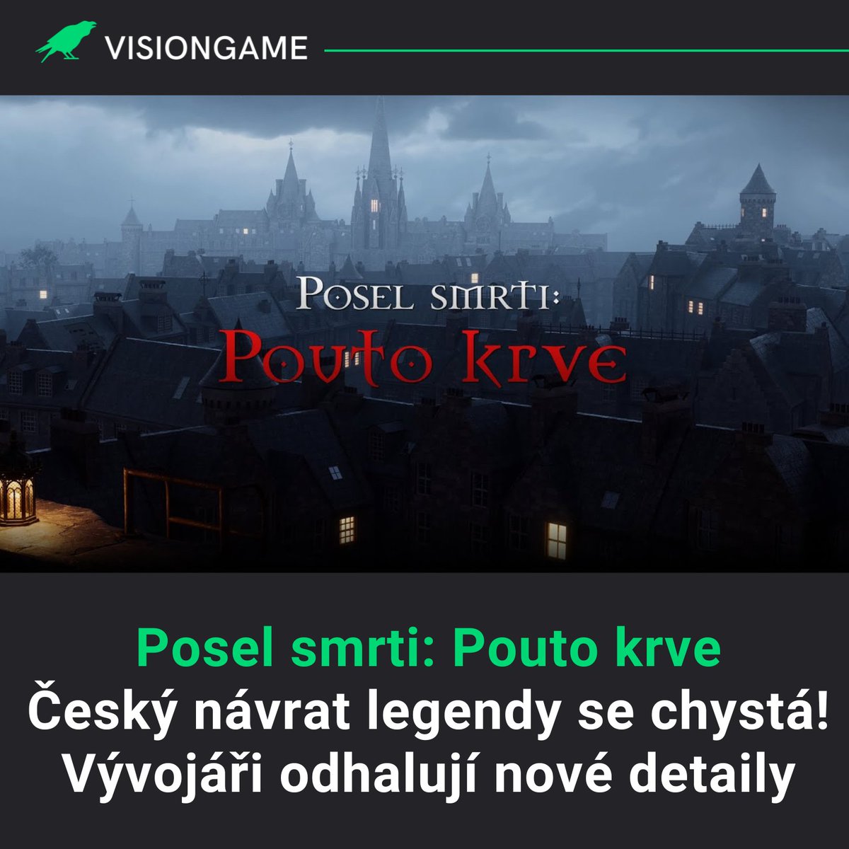 visiongamecz's tweet image. Fanoušci legendární adventurní série Posel smrti se mají na co těšit. Vývoj nového dílu s podtitulem Pouto krve je v plném proudu a tvůrci po delší odmlce zveřejnili nový příspěvek ze zákulisí vývoje. A i když je hra stále v rané fázi, jeden z klíčových střípků právě vyplul na…