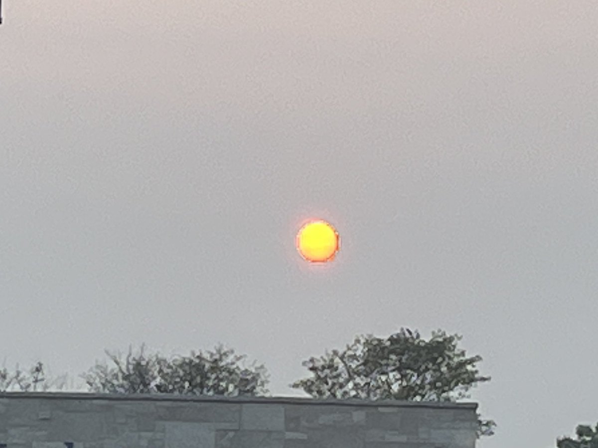 Strange smoky skies