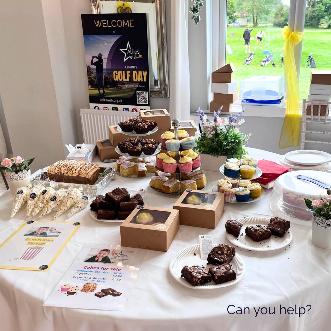 Alfie’s Wish (@alfies_wish) on Twitter photo Calling all local bakers & businesses who might be able to donate cakes for our Golf Day at Ampfield Golf Club on 18th July 2025.
If you can help please email events@alfieswish.org.uk
#BakeForACause Calling all local bakers & businesses who might be able to donate cakes for our Golf Day at Ampfield Golf Club on 18th July 2025.
If you can help please email events@alfieswish.org.uk
#BakeForACause