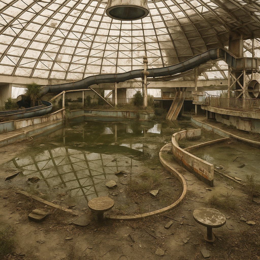 SwindonExposed's tweet photo. Want to know what the Oasis will look like in a few years time? Thanks to @neilrobinson_88 and his rose tinted glasses, it will sit as a monument to what we once had for many more years now https://t.co/fIPJB1QZtO