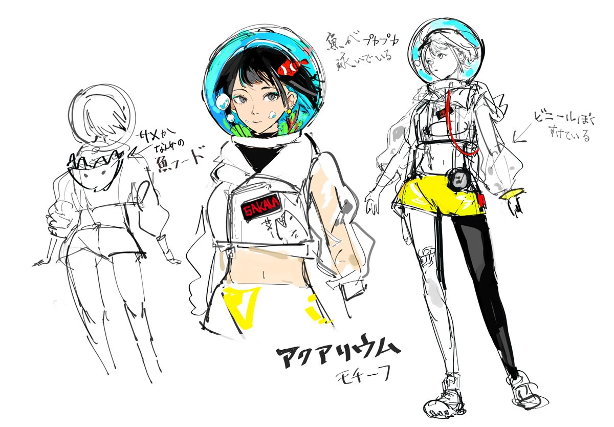mina_st4R's tweet image. DbDのスキンコンテスト、こんなのあったらいいなーという落書き(ミンちゃん)
