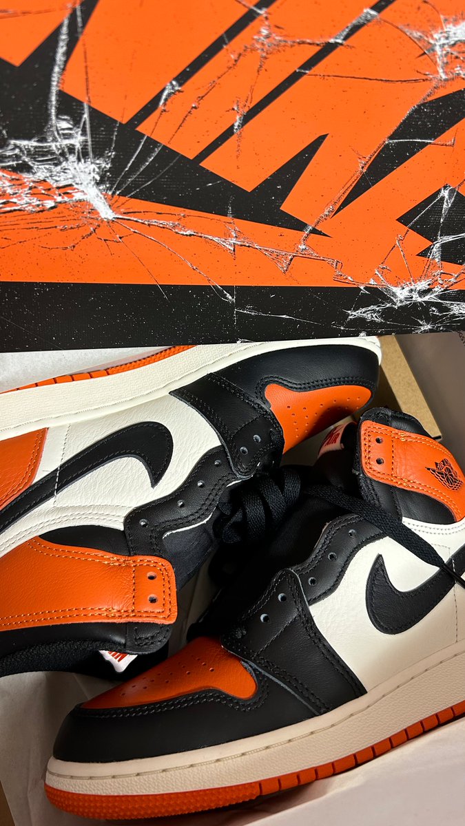 シャタバ、GSなので箱がノーマルだったりインソールがノーマルな可能性もあるなと思ってたけどデザイン同じでした。嬉しい！
昔っから欲しかったうちの一足なので嬉しい。あとはUNC買えれば一揃い...かな