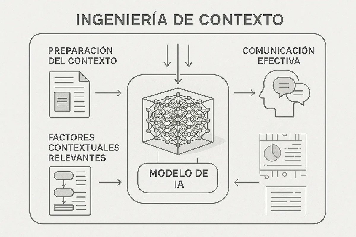 La clave ya no es solo saber qué preguntar a la IA, sino cómo prepararle el contexto. En #CluPad explico por qué la ingeniería de contexto está marcando la diferencia en negocio, medios o educación.
🔗 carlosguadian.substack.com/p/de-ingenieri…