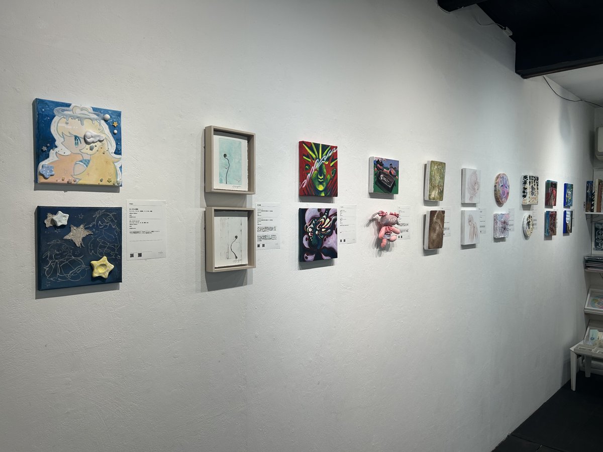 明日まで！！！

小作品展swimmy2025 スピンオフ企画
“swimmy” Born after 2000と題して今回は2000年以降出生（厳密には1999年4月以降）の方を対象とした企画です。初展示の方も多く出展いただいております。

ネットショップで全ての作品も販売中です。是非応援してください。sangatsu.net