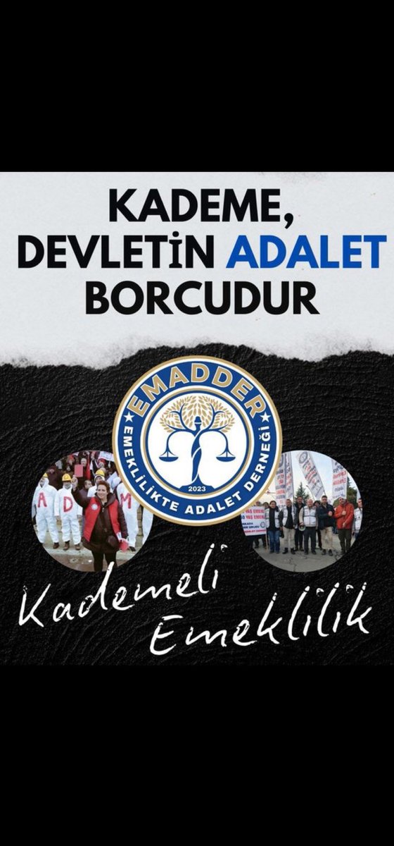 Kademe bekleyenler ne istiyor?

Adalet istiyoruz?

8.9.99 öncesi işe giren 38-43 te emekli oluyorsa,

8.9.99 sonrası işe giren 58-60 ta rmekli olmasın.
1 gün 24 saattir 17-20 sene değildir!
#KademeEmekçininAlınteridir