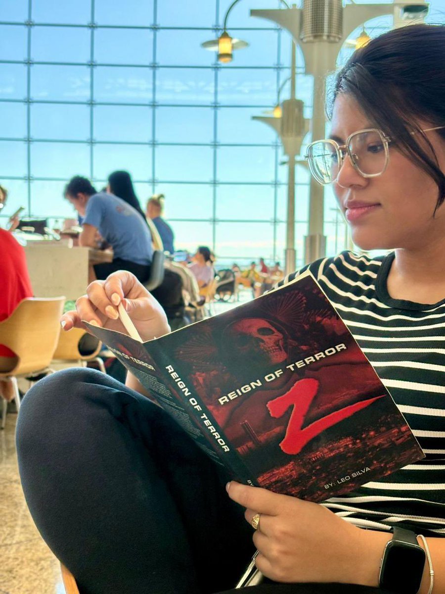 LXSilva1's tweet image. Nothing makes an author prouder than seeing their book out in the world— especially in moments like this.
A traveler at SEA-TAC airport lost in the pages of Reign of Terror. Thank you to every reader who continues to support the stories that matter!