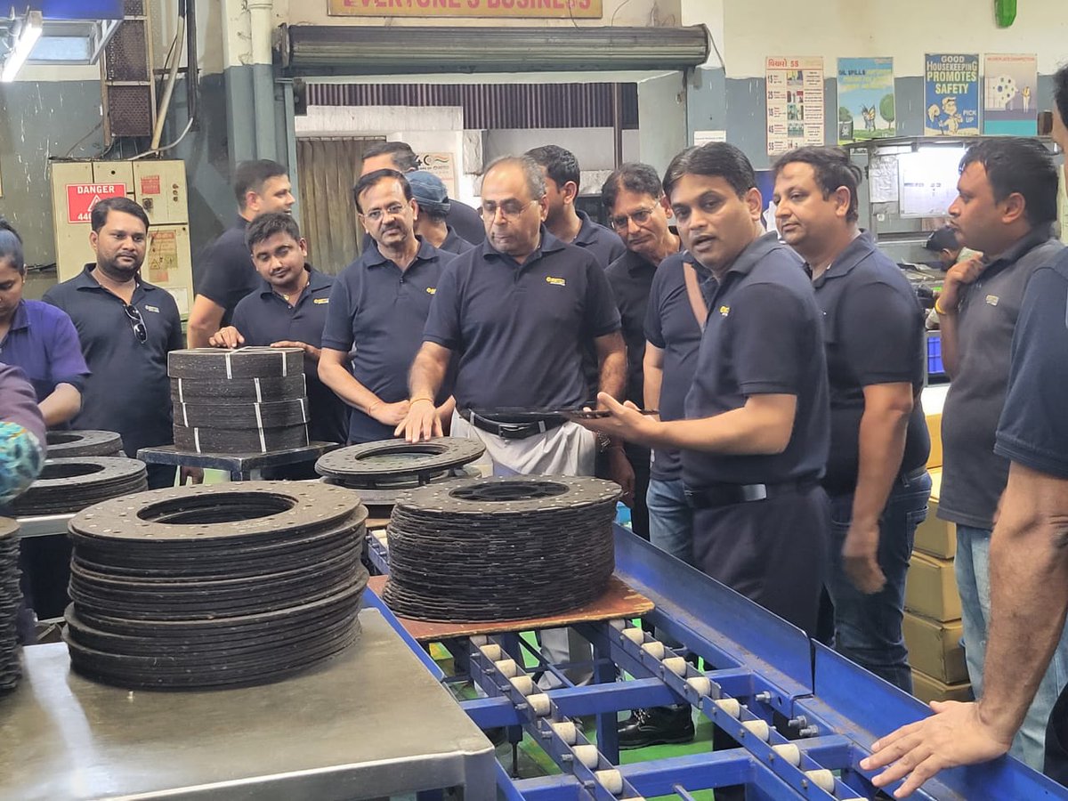 SetcoAutomotive's tweet image. Our valued retailers, along with our key distributor from Raipur, were invited for an exclusive plant visit at Kalol.
From witnessing our world-class manufacturing process and stringent quality control to experiencing our latest product innovations

#SetcoAutoSystems #LIPE #Kalol