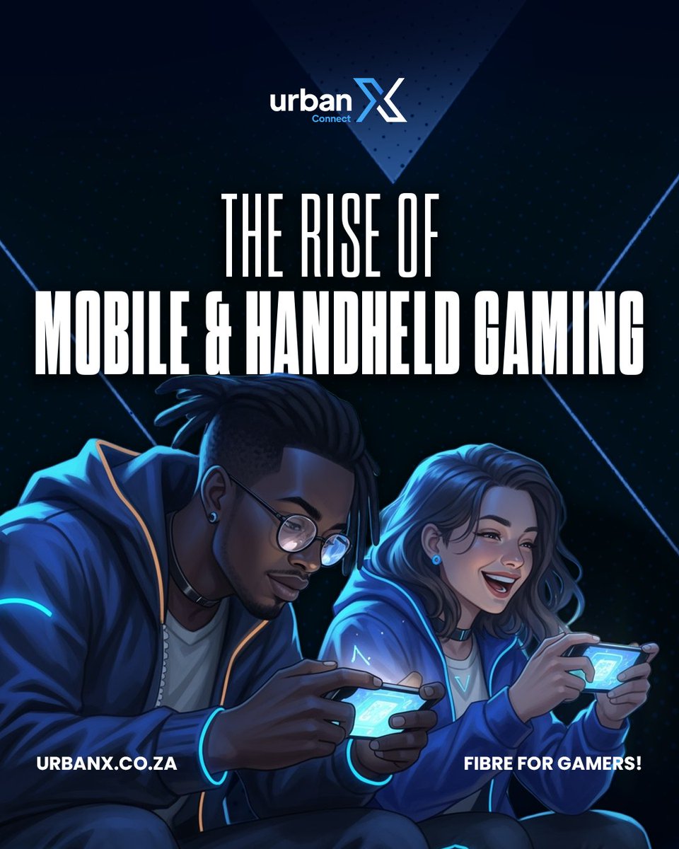 Handhelds are taking over!

From intense battles on your phone to epic grinds on your Steam Deck or Switch 2 — fast WiFi is now non-negotiable.

📱💥 Discover why serious mobile gamers need serious fibre:
👉 urbanx.co.za/news/the-rise-…