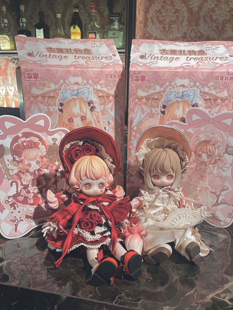 ひとめぼれして買っちゃったけど後悔してない
むしろもう1体お迎えしてもよかった、、
ブラインドボックスだけど何出ても可愛いからお人形デビューしたいロリィタさんおすすめですよ💭