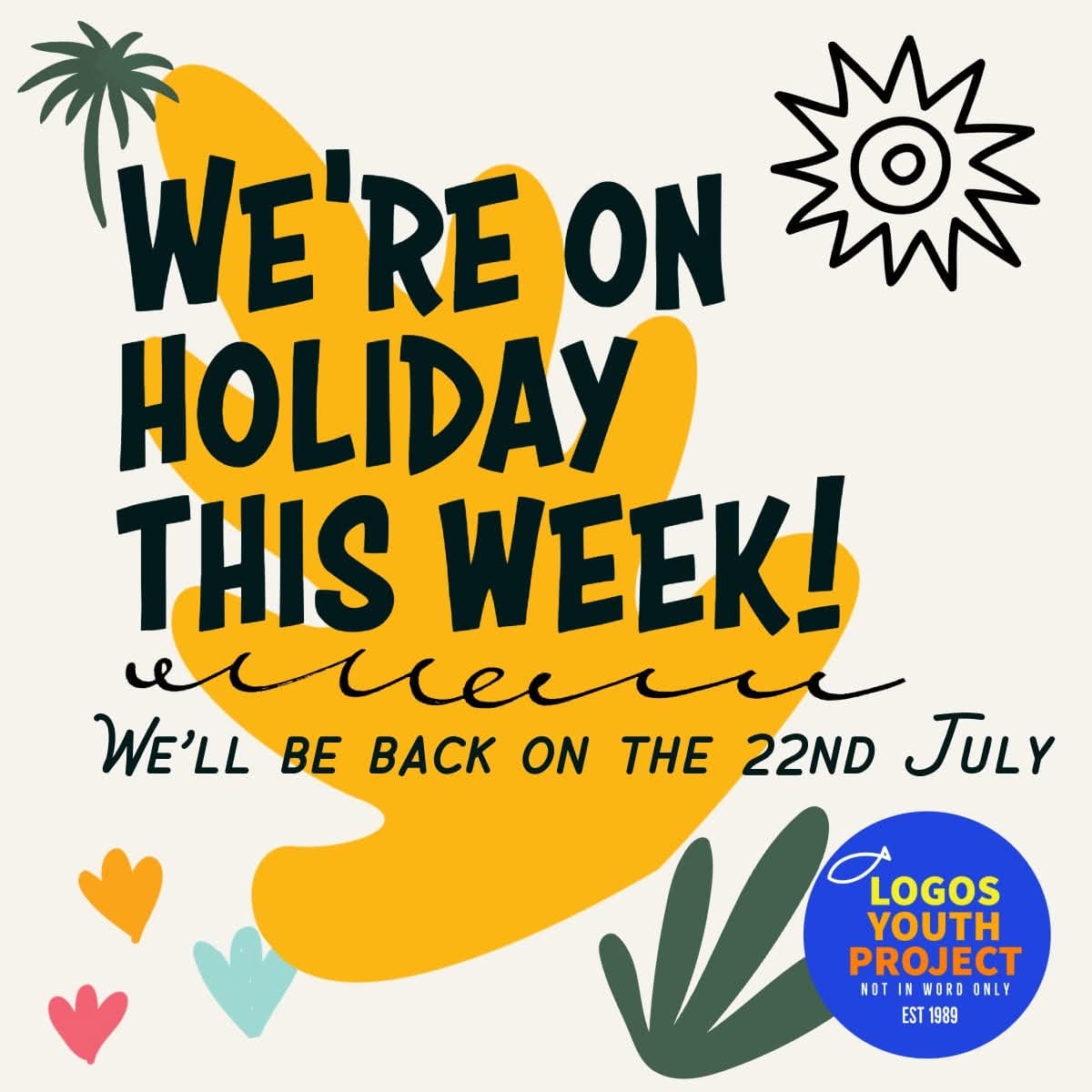 Logos Crieff and Auchterarder are closed this week to allow staff some well-earned time off. We will be back for the final four weeks of our Summer Holiday programme on July 22nd. #logossummer2025 <a href="/CrieffHigh/">Crieff High School</a> <a href="/TheCSoA/">The Community School of Auchterarder</a> <a href="/pkcyouthwork/">PKC Youth Work</a>