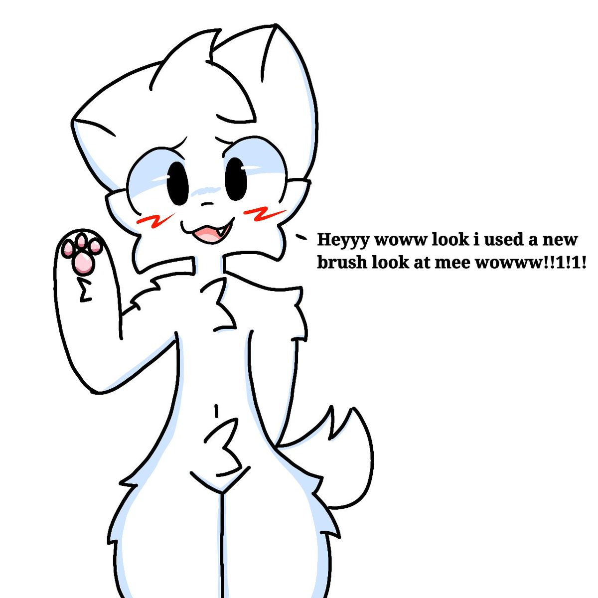 KumenoSnowflake's tweet image. used a brush thats not the one i always use 🤯