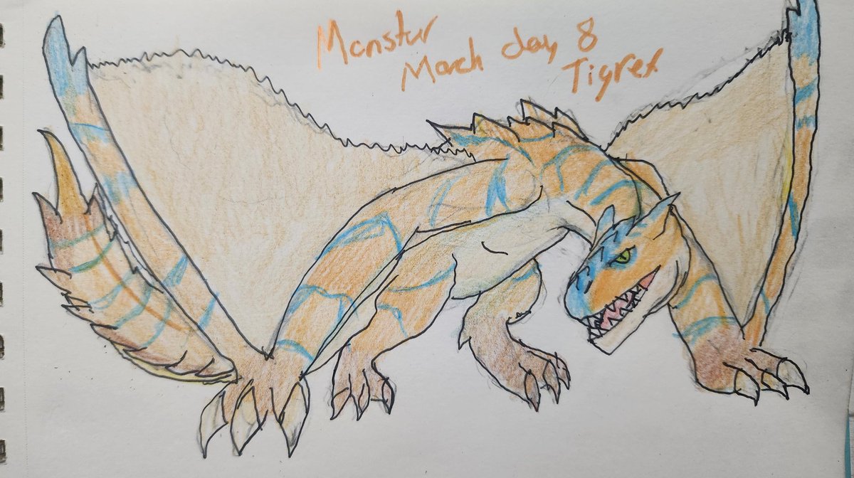 KatyvernK's tweet image. -8
5. Beast of Bladenboro 
6. Night Fury(not toothless)
7. Titanosaurus 
8. Tigrex

#monsterhunter #tigrex #cryptid #art #monstermarch #beastofbladenboro #titanosaurus #godzilla #kaiju #HTTYD #Nightfury #HowToTrainYourDragon