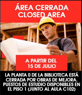 👷A partir del 15 de julio, la planta 0 de la biblioteca del Campus de Villaviciosa <a href="/UEuropea/">Universidad Europea</a> permanecerá cerrada por obras.
👩‍💻Dispondrás de puestos de estudio en la planta 1.