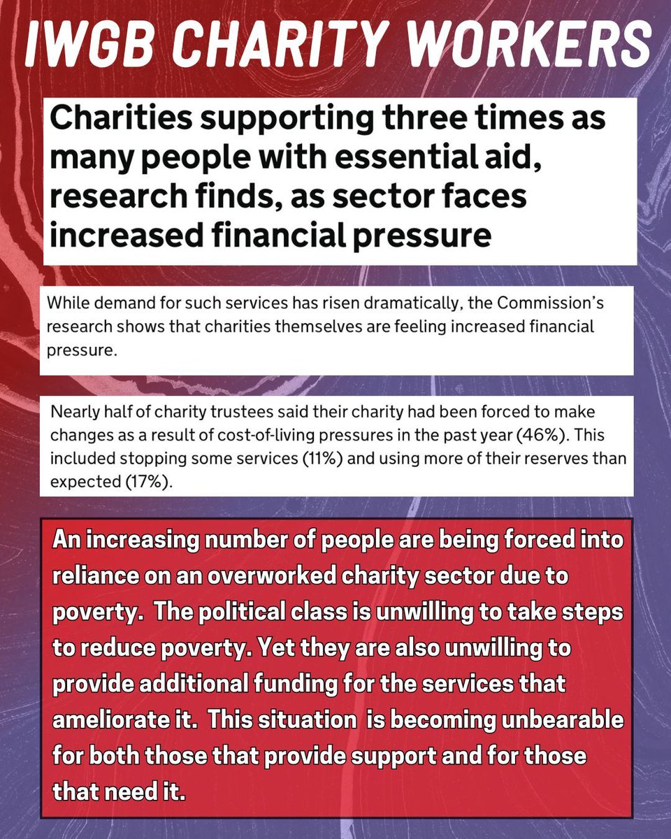An increasing number of people are being forced into reliance on an overworked charity sector due to poverty.  The political class is unwilling to take steps to reduce poverty. Yet they are also unwilling to provide additional funding for the services that ameliorate it.