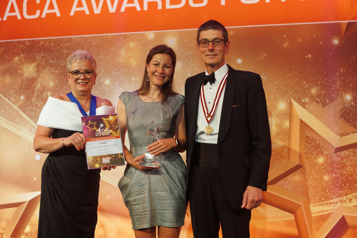 🎉 Congratulations to Dilyana Merev of Bassingbourn Village College / Impact Food Group for winning the 2025 LACA Apprentice/Trainee Award! 🏆

With thanks to the Worshipful Company Cooks for their sponsorship! 👏 #LACAAwards #LACAME