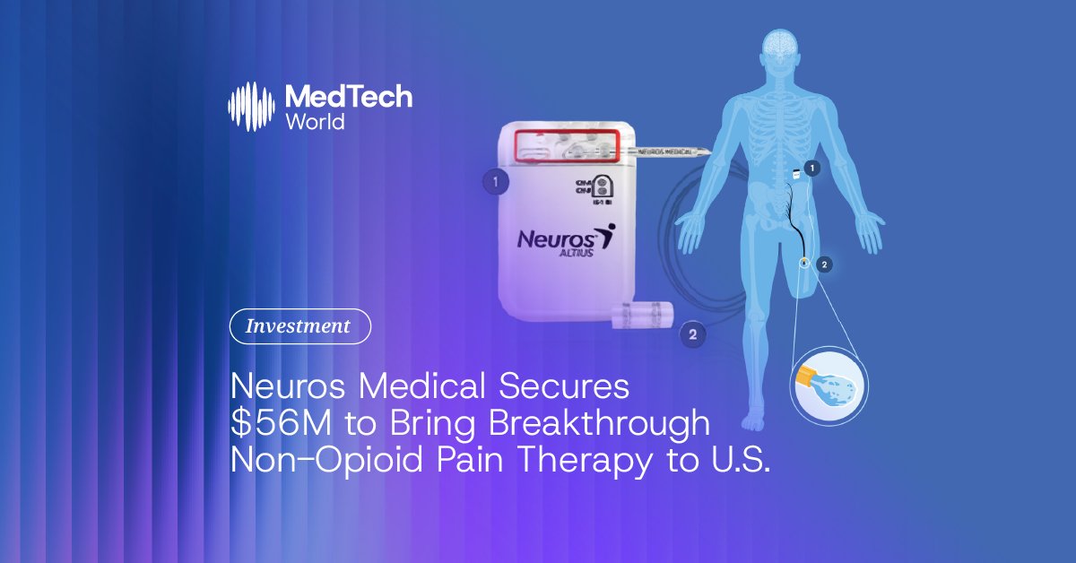Med_Tech_World's tweet image. 📢 Neuros Medical raises $56M to scale its FDA-approved, non-opioid nerve stimulation device for amputees.
Altius® treats phantom and residual limb pain by stopping pain signals at the source.
Read more: eu1.hubs.ly/H0lJGdl0
#MedTech #PainRelief #NonOpioid #ChronicPain