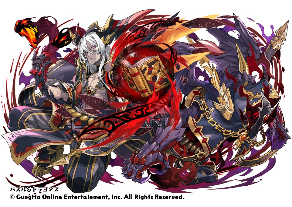 「パズル&ドラゴンズにて現在開催中「龍契士&龍喚士イベント」で「レーヴェン&ラジョ」|茶壱のイラスト