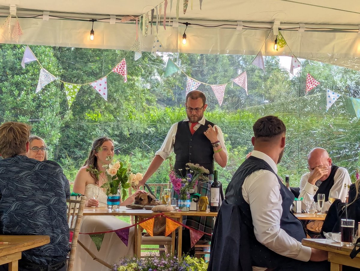 AWilsonmhealth's tweet image. Me having a 'moment' while my boy made his grooms speech at his #wedding
The memories, the good and tough, his childhood, growth, Uni, happy and worrying times all crashing in, in one beautiful, sweet, powerful moment
I'm so bloody blessed
#family #love