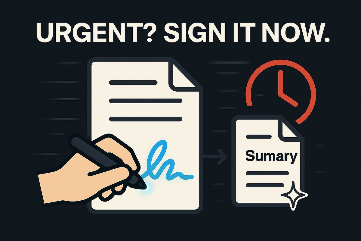 spacepdf's tweet image. Need to sign a contract... like, YESTERDAY?
No printer? No problem.
Use our Sign PDF tool to create your digital signature and sign documents on the go in seconds. It's fast, free, and legally binding.
Don't wait. Get it signed now: spacepdf.com/tools/sign-pdf
#SignPDF #eSignature