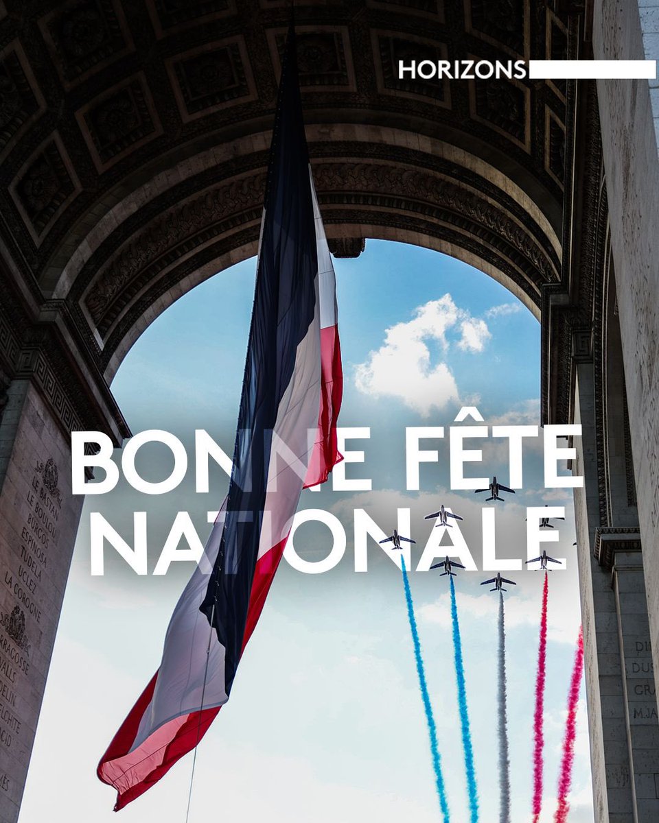 HorizonsLeParti's tweet image. Horizons vous souhaite une très belle fête nationale ! 🇫🇷
#14Juillet