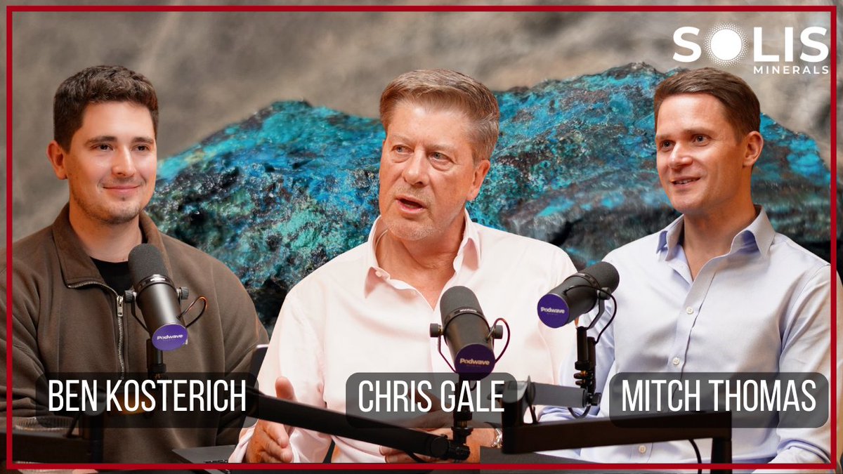 $SLM Executive Chair Chris Gale &amp; CEO Mitch Thomas, joined Ben Kosterich on @TheMarketBullau Podcast to discuss the value of Peru's copper belt.

The pair reflected on their success with Latin Resources, and why Peru is one of the top #copper exploration jurisdictions.

Watch: