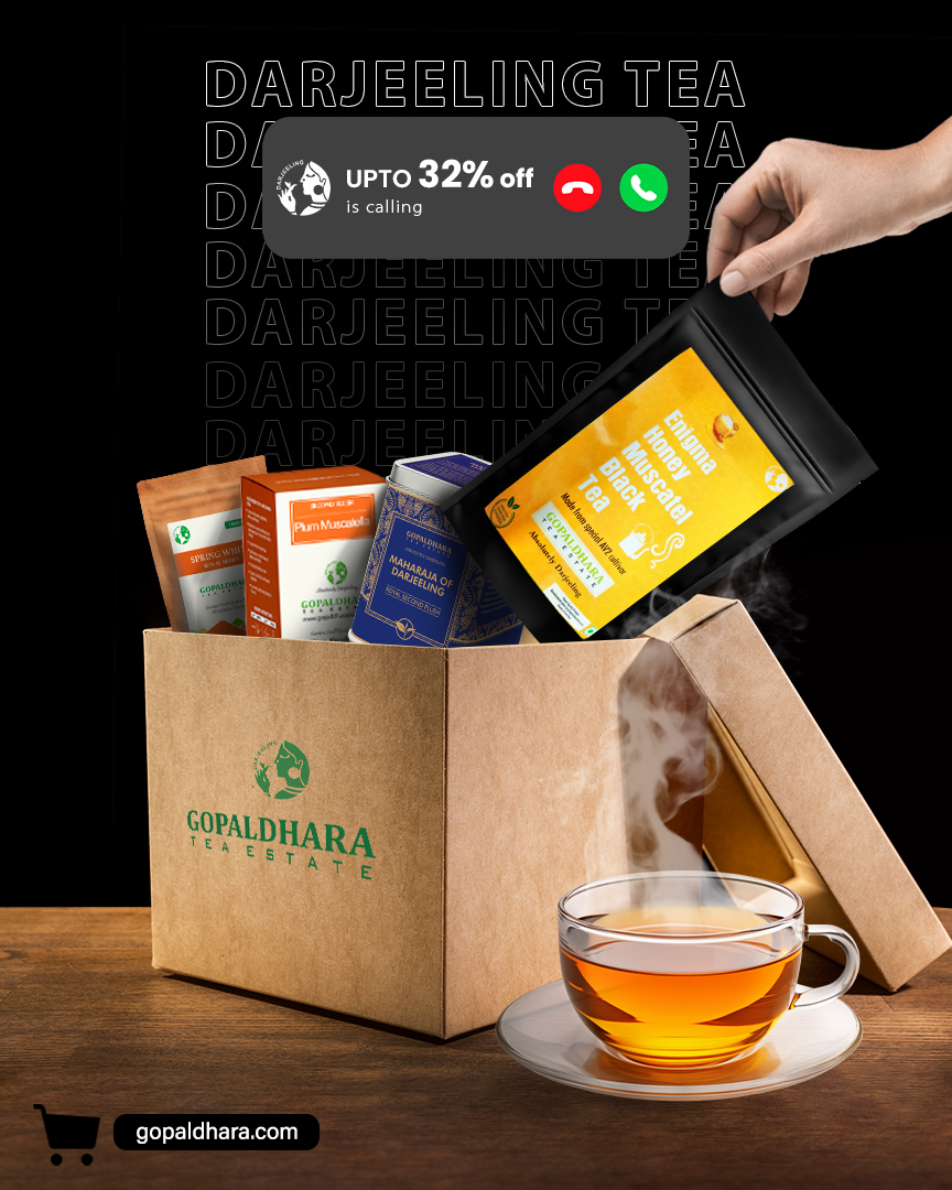 Relish the muscatel magic of our Darjeeling Second Flush 2025 and save up to 32% shop now at gopaldhara.com and use code FEST at checkout!