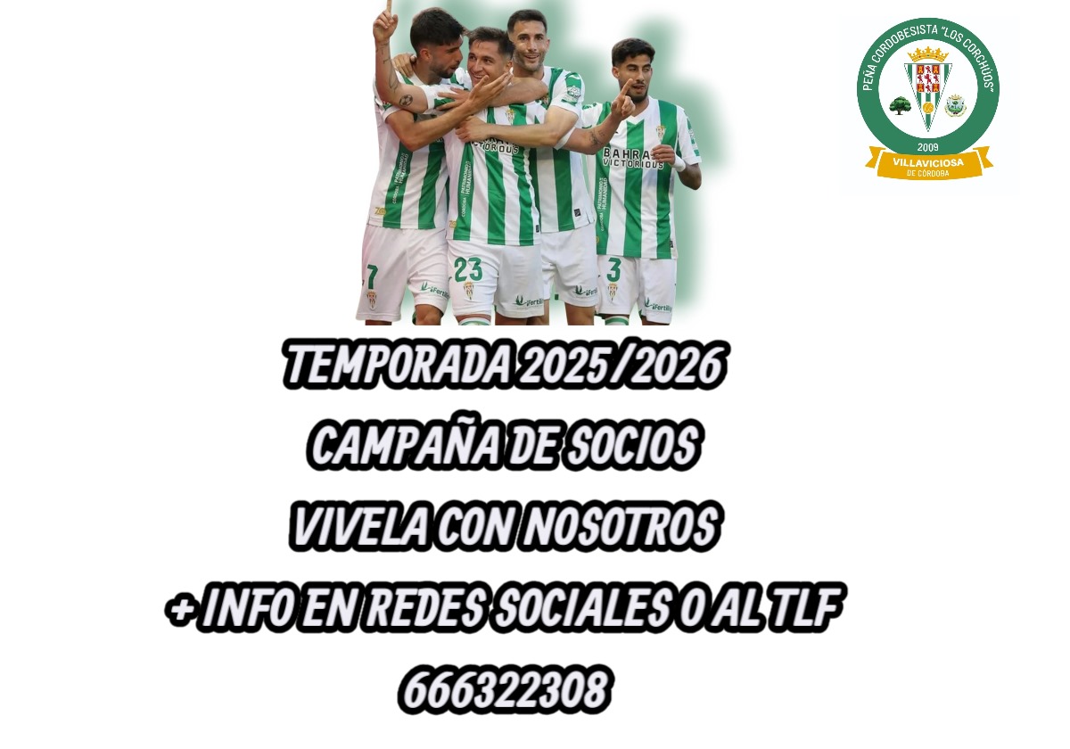 Nos despertamos el lunes con el lanzamiento de nuestra campaña de renovación de socios y captación de nuevos peñistas.
Está temporada vamos a ratificar la buena campaña anterior.
Te animas a vivirla con nosotros?

Tenemos un espectacular regalo de bienvenida a nuestra peña!!
