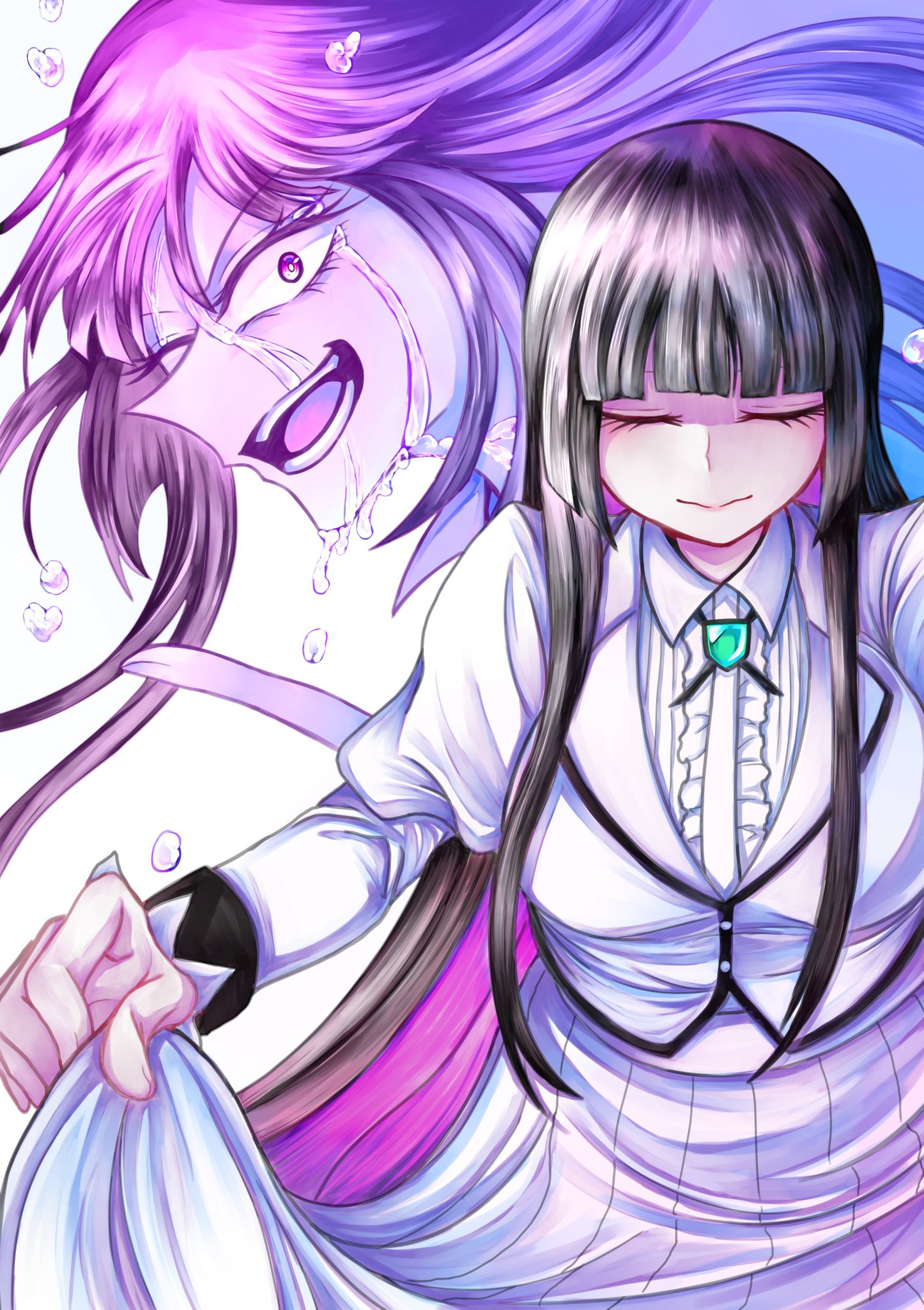 ロックは淑女の嗜みでして ロックレディ　黒鉄音羽　ミニ色紙 ロックレディ』黒鉄音羽キャラクターギャップビジュアル＆PV公開