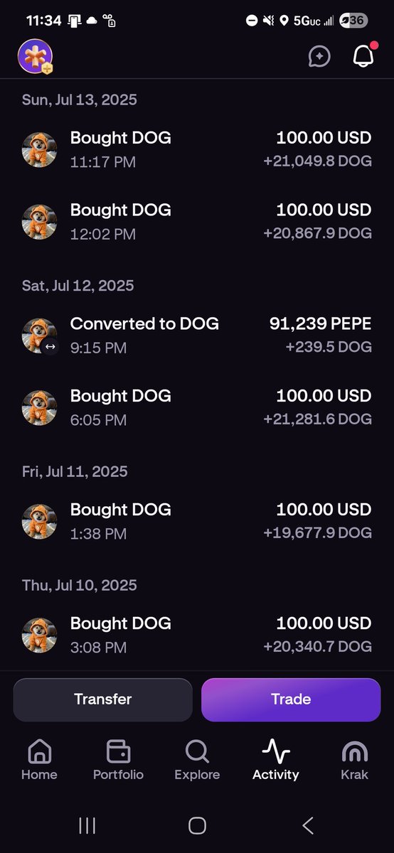 Conviction and belief. Depositing into free and fair is a no-brainer when the narrative is clear. $DOG of Bitcoin is going to the moon. Nothing can stop us, we're all the way up! 🫡🚀🌕💎🙌