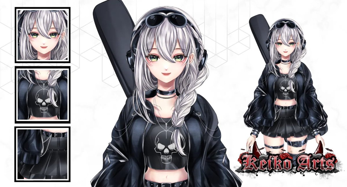IamKeikoArt's tweet image. 🕯️✨ Commissions Open ✨🕯️
Accepting commissions on VGen!
💀 VTuber art (Live2D-ready)
🌙 PFP, Emotes, Background
日本語・English OK ✔
Individuals & brands welcome 🖤
🔗 vgen.co/keikoarts