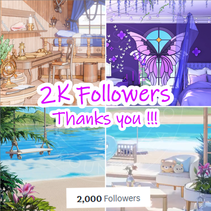 KioweSama's tweet image. Thank you so much for the 2k !! ๐ฅบ
To celebrate, would you prefer a GIVEAWAY or a new FREE background of your choosing ? ๐
