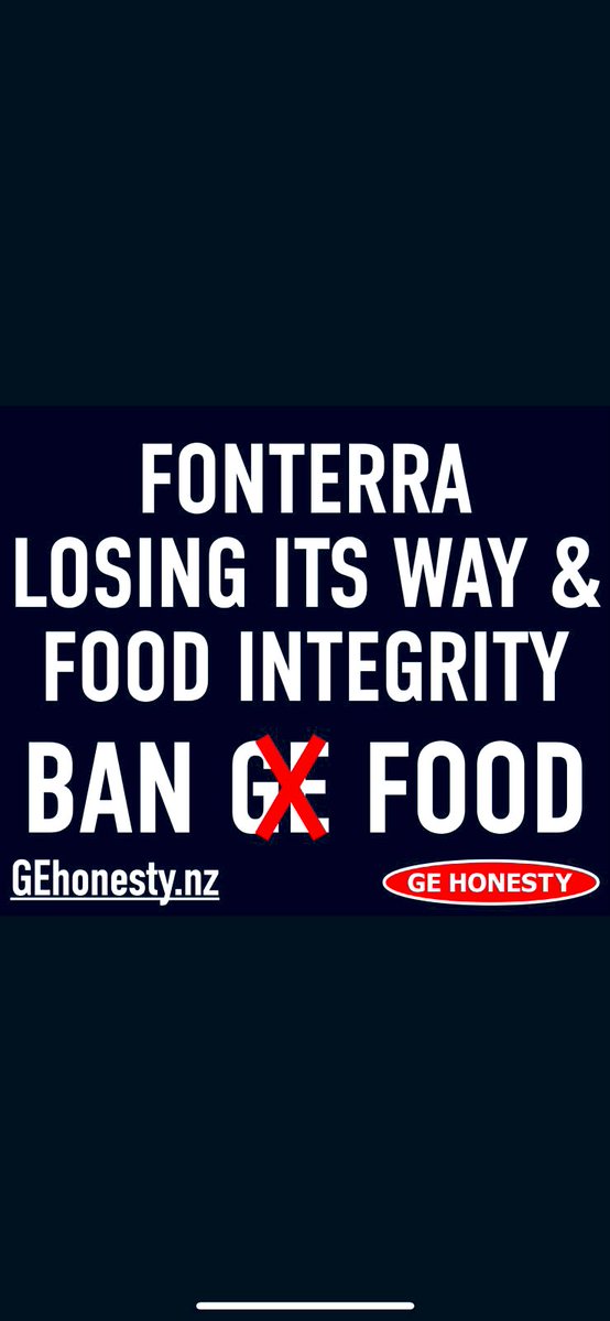 GEHonesty's tweet image. 🛑 Join the PROTEST to STOP the Gene Tech Bill.
📍 SATURDAY 19th JULY | 11am - 12pm
Meet: Victoria Club, Cricket Club.
We’ll walk across together to Fonterra HQ - as one!
Get your FREE Protest Signs at the GE Honesty Website. 🪧
🔗 Link in bio.
#gefreenz
#gmo…