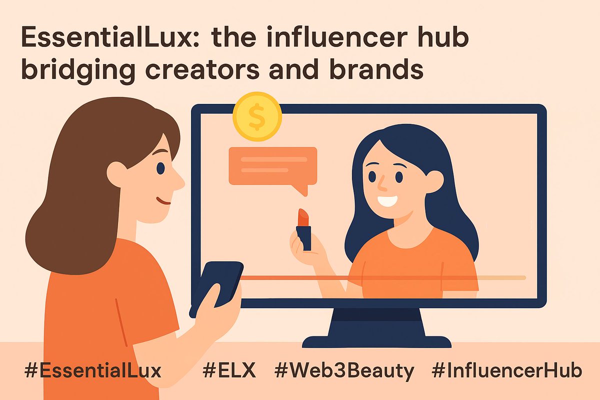ESSENTIALLUX_'s tweet image. 💄 EssentialLux: the influencer hub bridging creators and brands
Traditional advertising platforms still favor big agencies and gatekeepers. They decide which creators get seen, which partnerships happen, and who gets paid the most. EssentialLux is changing that.
Here, brands…