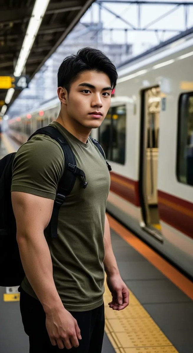 夏なので旅行に
#AI男子