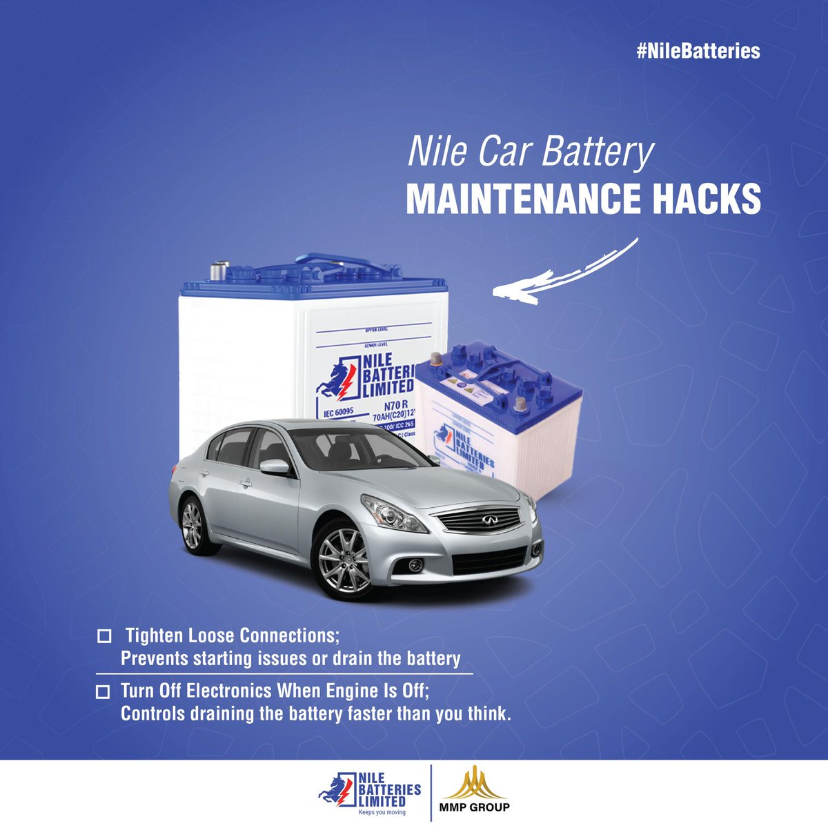 nilebatteries's tweet image. Start strong. Stay strong.
Our batteries don’t just power vehicles — they power confidence. 💥
#UnstoppableStarts #BatteryPower #RideWithStrength