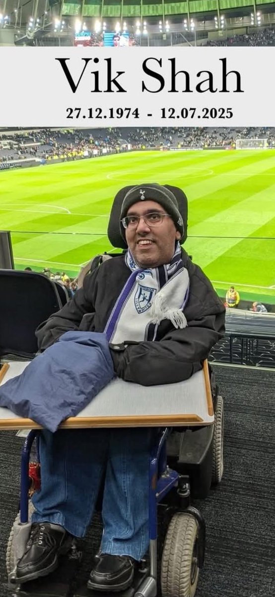 RIP Vik.. fellow spurs wheelie gone too soon 😢 COYS 💙