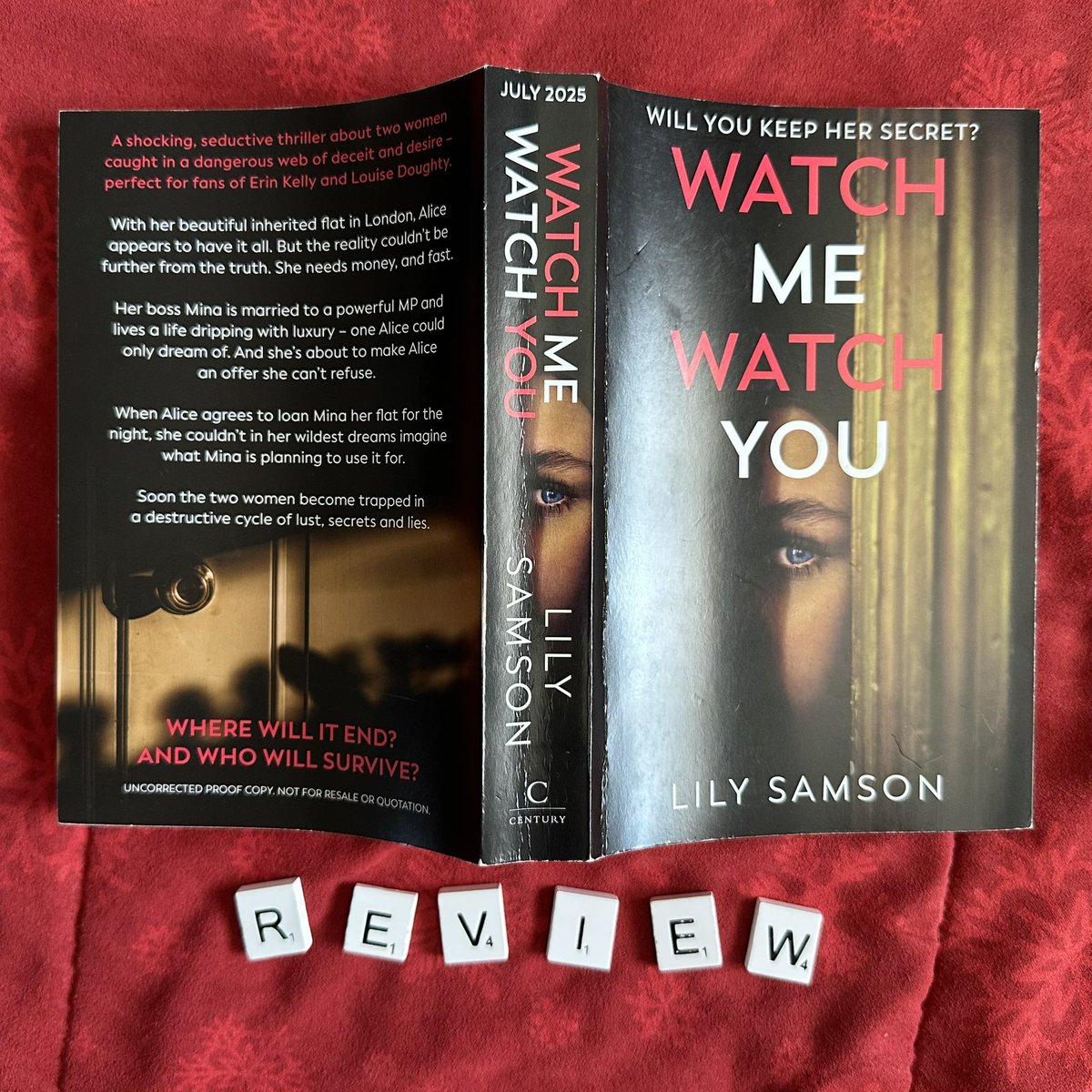 Shona Holmes-Berry (@shonaholmes23) on Twitter photo 📚#BookReview📚
4⭐️#WatchMeWatchYou by <a href="/LilySamsonbooks/">Lily Samson</a> is a slow burn psychological thriller, introducing us to Alice & Mina whose lives entwine in ways you could never expect…👀
🔗Full Review in🧵below
#BookTwitter #Bookblogger 📚#BookReview📚
4⭐️#WatchMeWatchYou by <a href="/LilySamsonbooks/">Lily Samson</a> is a slow burn psychological thriller, introducing us to Alice & Mina whose lives entwine in ways you could never expect…👀
🔗Full Review in🧵below
#BookTwitter #Bookblogger