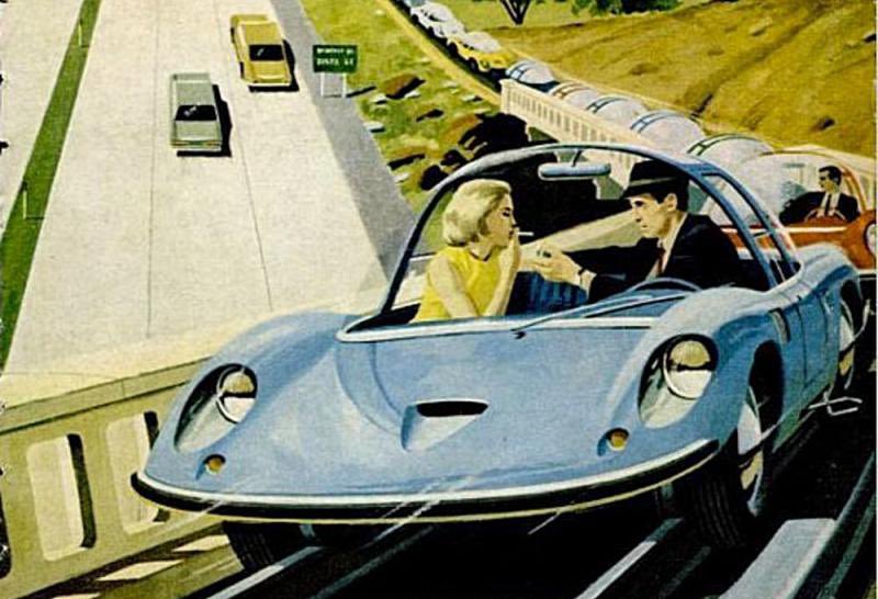 What would the new family car look like if it was designed for self-driving from the ground up? Retro futurist concepts come to mind.