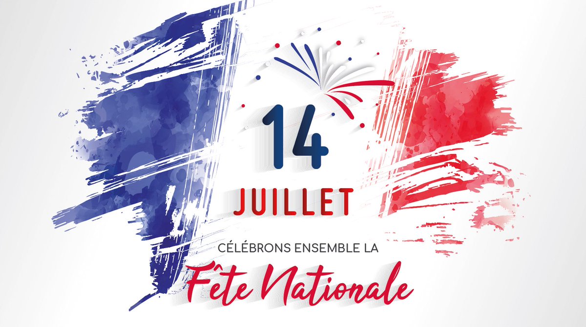 Très bonne fête nationale 🇫🇷 à tous !
Que ce 14 juillet, fête nationale, nous rappelle ce que nous sommes et ce que nous refusons de devenir. 
Que cette journée du 14 juillet soit pour chacun un moment de fierté et d'espérance !
Vive Le France 🇫🇷 
#14juillet2025