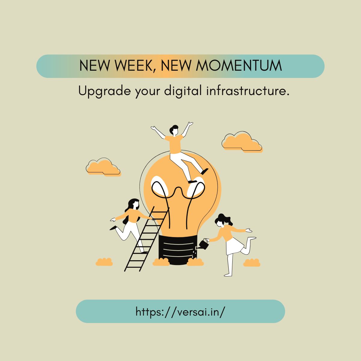 Versai_Tech's tweet image. New Week, New Momentum 🚀
Your website is your first impression.
Your content is your voice.
Your tech is your engine.
If you’re missing even one,
 You’re losing business.
This Monday, fix your digital foundation.
We’ll help. 💻🚀

#MondayMotivation #VersaiTech #DigitalSolutions