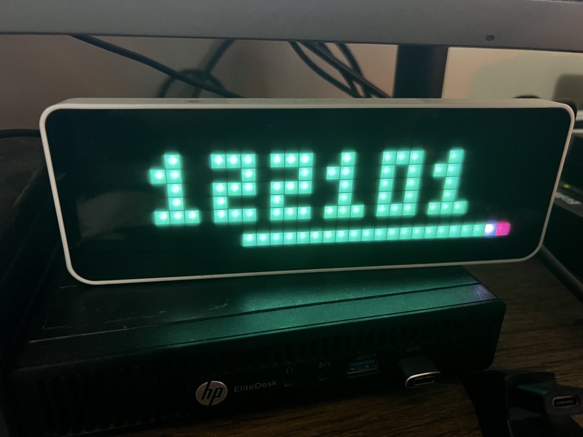 MrMasternode's tweet image. Want a #Bitcoin programmable clock that does more than 6 digits & can also display @Excellion notation for under $60?
You need an Ulanzi TC001 Smart Pixel Clock. I found mine cheapest on AliExpress but you can also get them from Amazon or directly from ulanzi.com…