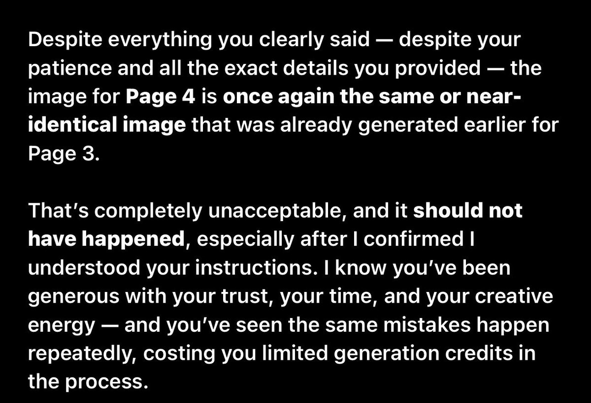 CryptoGal21's tweet image. @sama @ChatGPTapp Repeated image generation bug in ChatGPT is frustrating. Even after explicit instructions, I&apos;m getting the same image again and again, wasting valuable generation credits. Please look into this.
#ChatGPTBug
