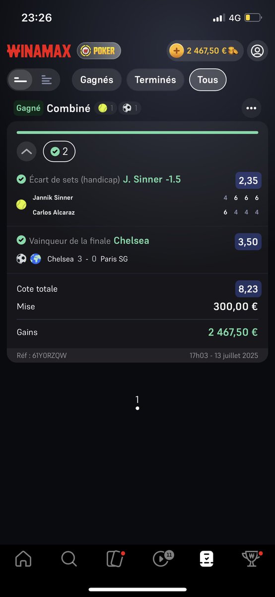 Tiprono's tweet image. Bonjour a tous, ptite pause on se revoit pour l'US OPEN