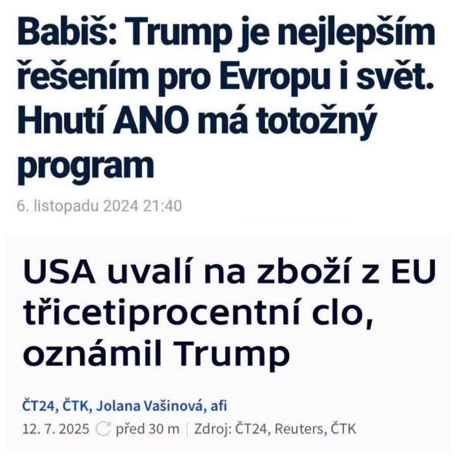 Jan_Jakob's tweet image. Hnutí ANO stále nepochopilo, že to, co Trump dělá, rozhodně není v zájmu České republiky ani celé Evropy. 

Ty jejich hloupé tanečky s červenými kšiltovkami vejdou do dějin politické naivity.