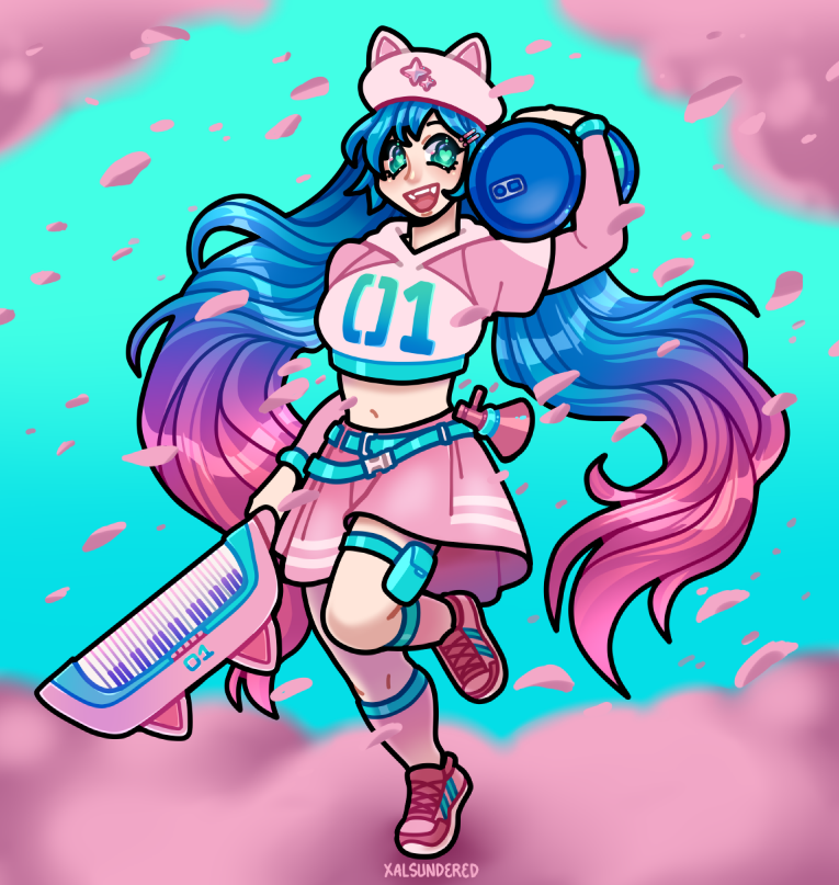 whatever, go my fortnite miku