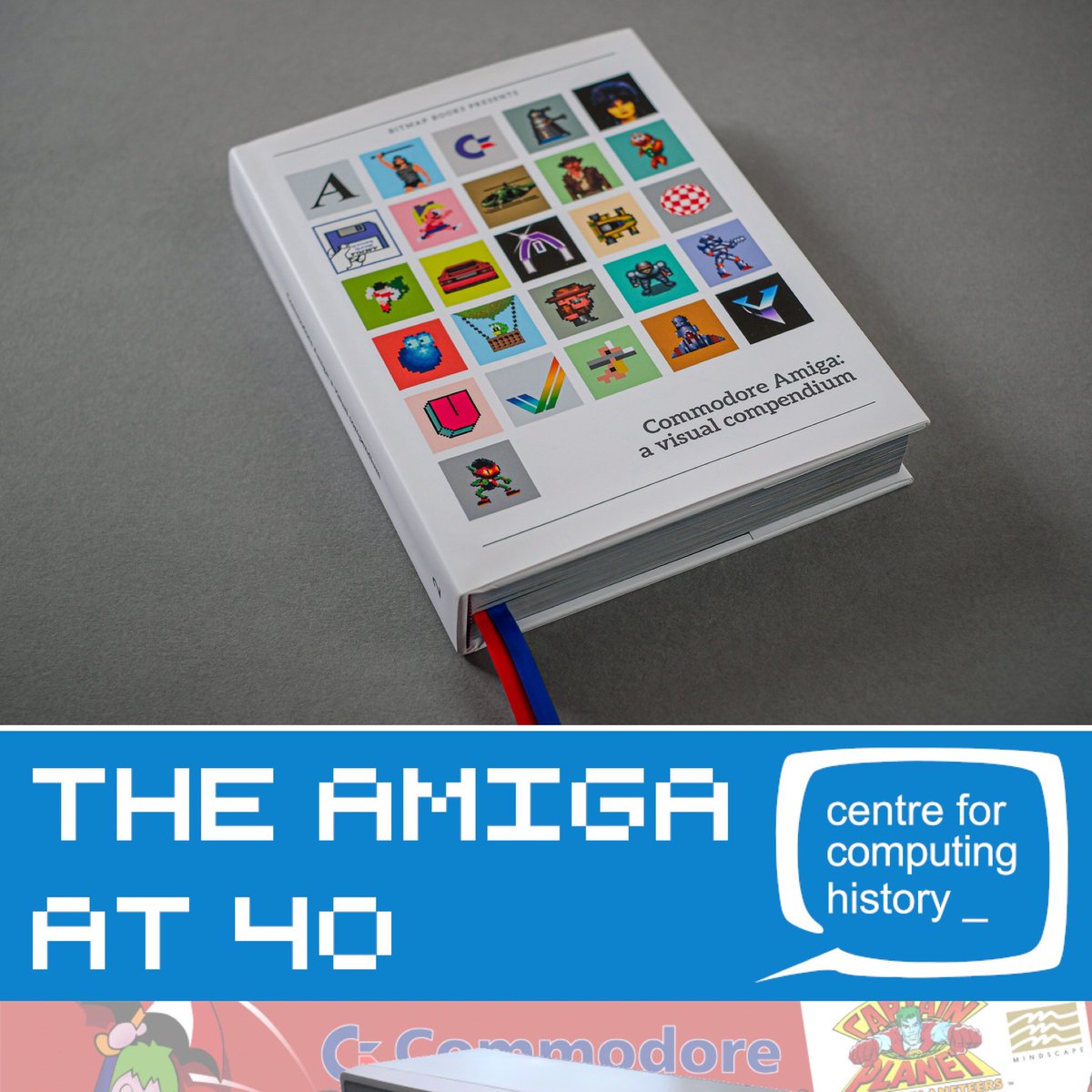 Our book - Commodore Amiga: a visual compendium will be available at The Centre For Computing History’s special event - The Amiga at 40. 

A great day out. Details here: computinghistory.org.uk/det/73894/The-…

If you can’t make it, our book will be available for purchase from our website from